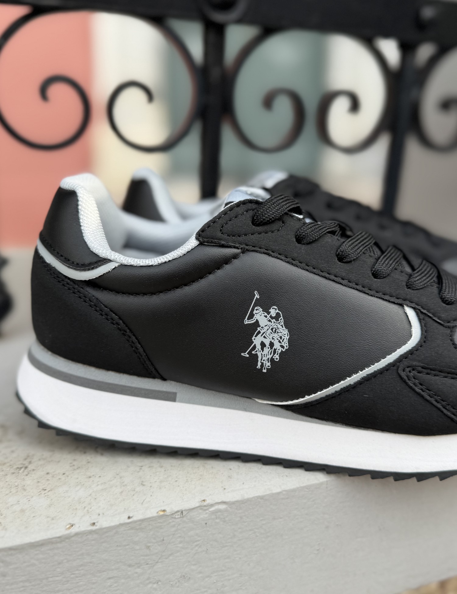 U.S. Polo Assn. ανδρικά μαύρα casual sneakers CHRIS001BLK φωτογραφία